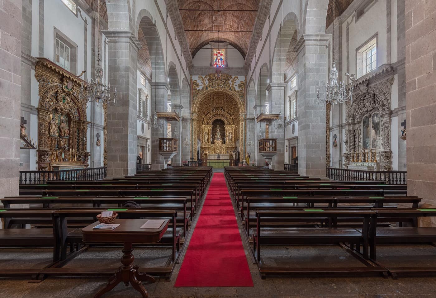 Açores — Iglesia de San José, Ponta Delgada, isla de San Miguel, Azores, Portugal