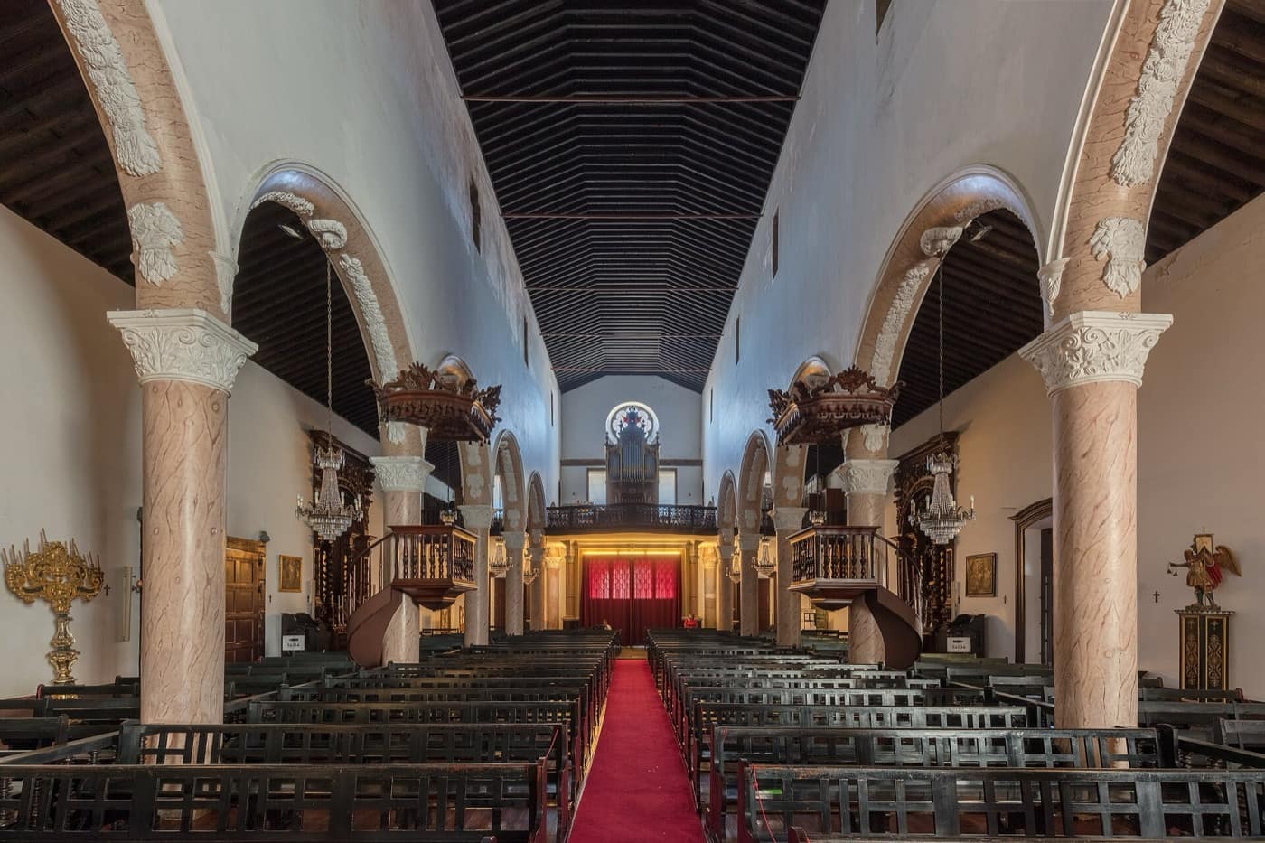 Açores — Iglesia de San Sebastián, Ponta Delgada, isla de San Miguel, Azores, Portugal