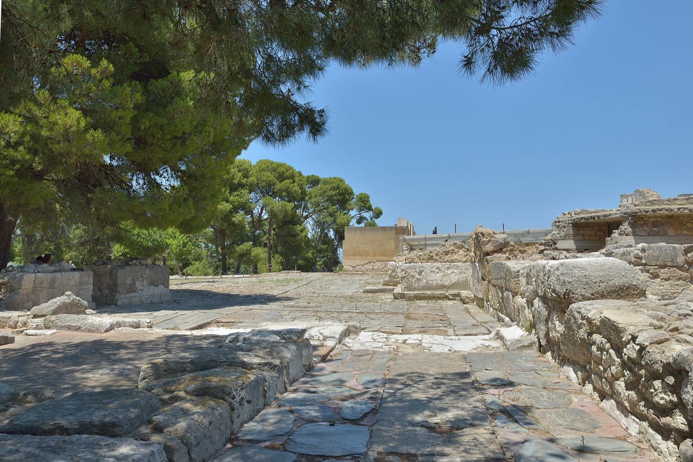 Crète — Knossos in Crete west court