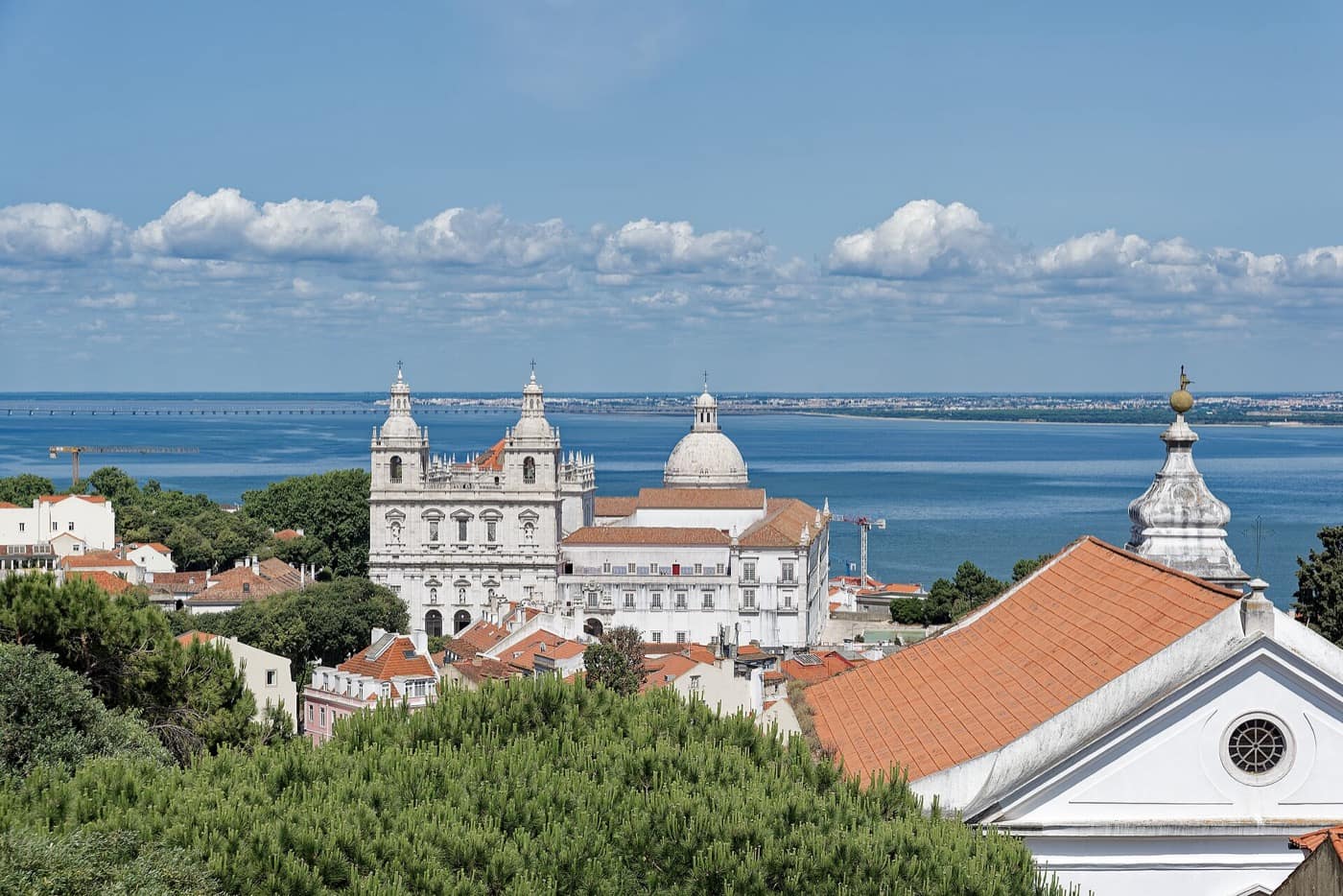 Lisbonne — Lisbon Alfama Sao Vicente Pantheon from Sao Jorge Castle, 20250604 1715 9412