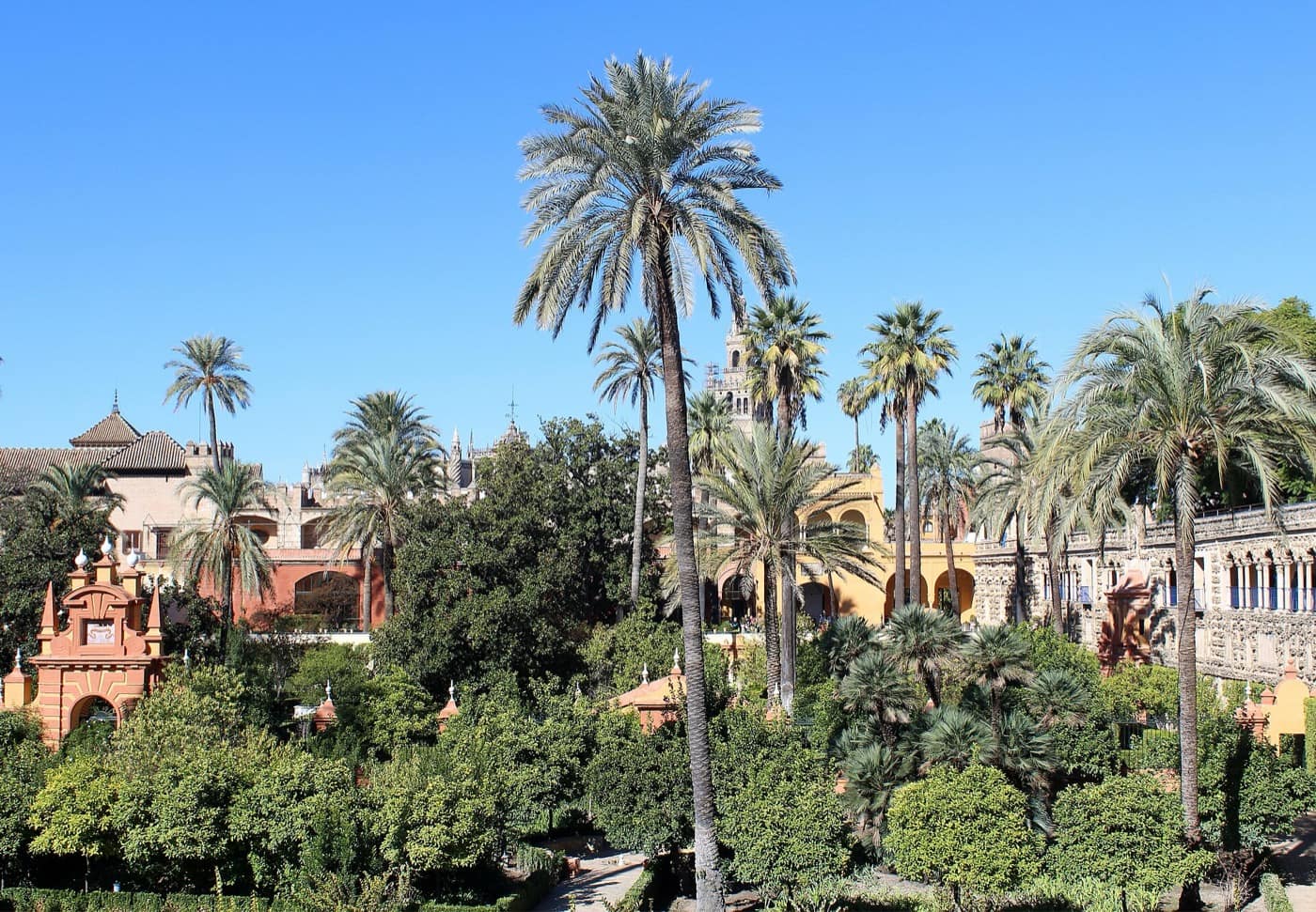 Séville — JardinLasDamas Alcazar Seville