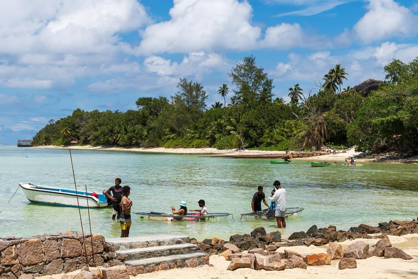 Seychelles — Clear kayaks - crystal kayaks - Anse Source d'Argent - La Digue - Seychelles - 2