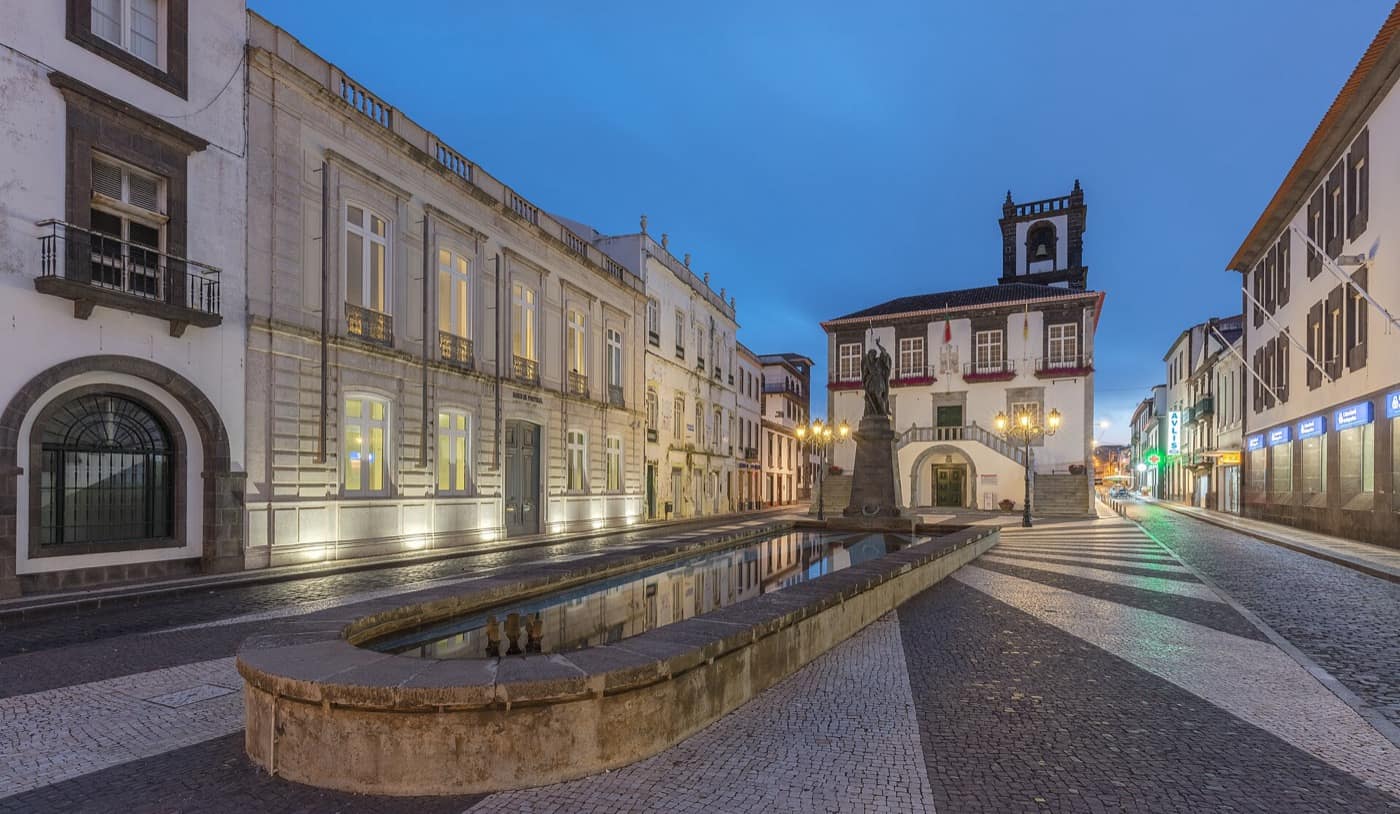 Açores — Ayuntamiento, Ponta Delgada, isla de San Miguel, Azores, Portugal