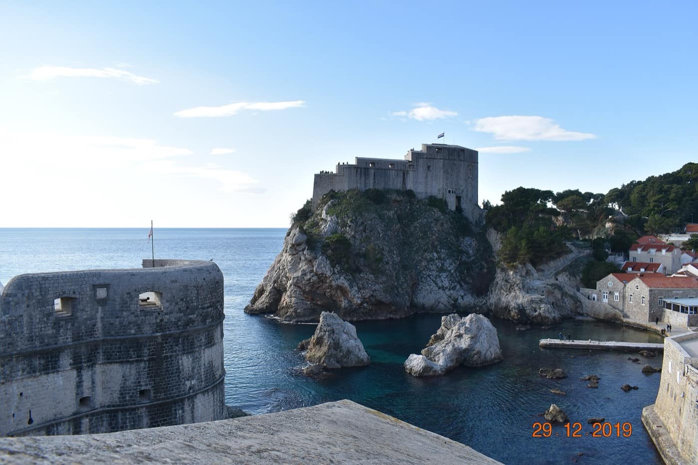 Dubrovnik — On the city wall of Old Town Dubrovnik, Croatia