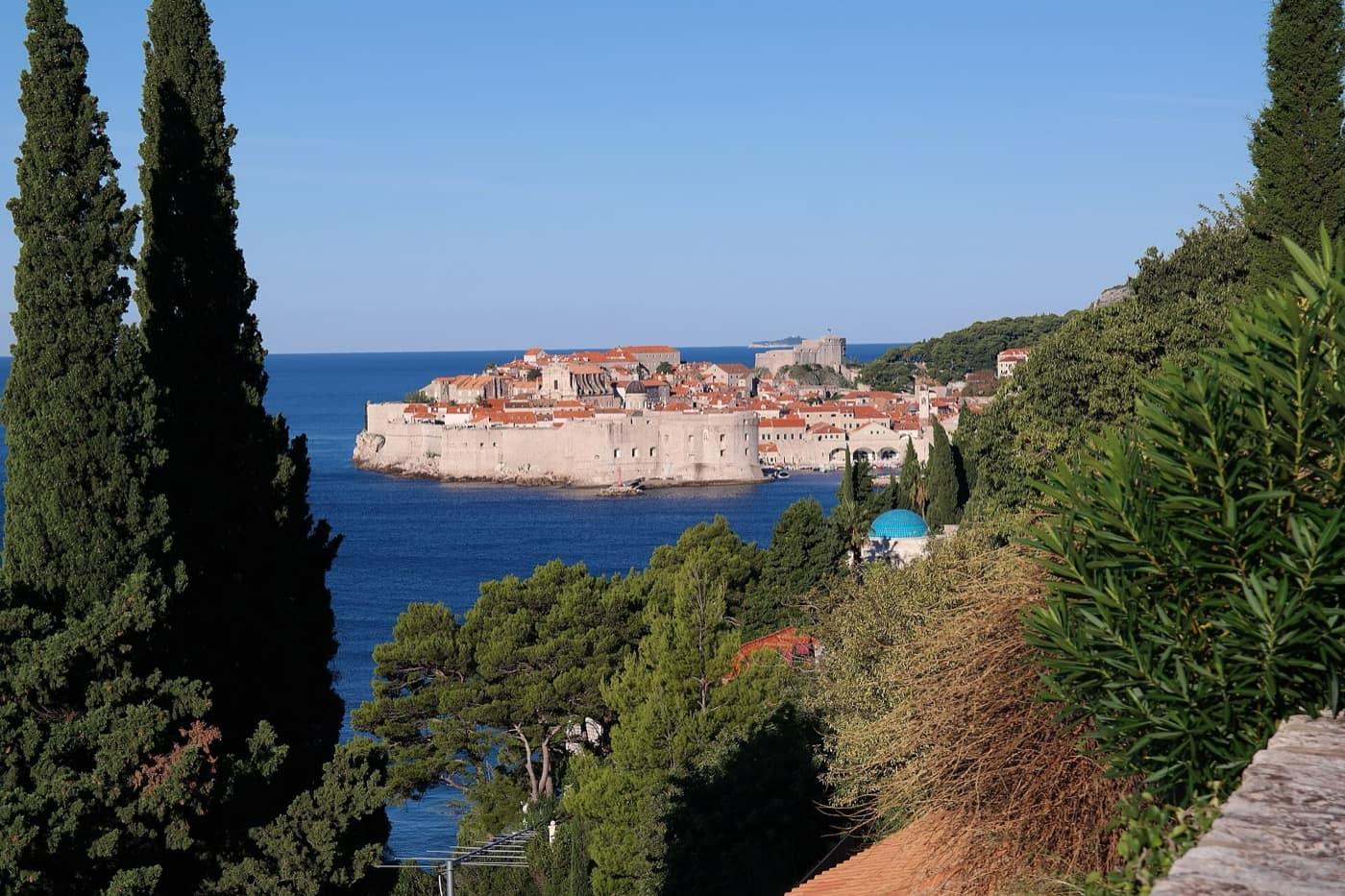 Dubrovnik — Dubrovnik old town 2014 from afar