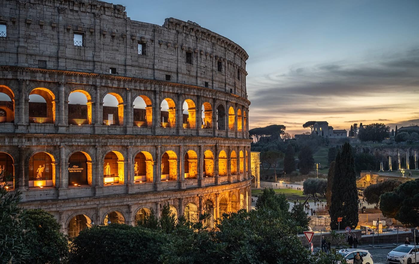 Rome — Colosseum of Rome, Italy